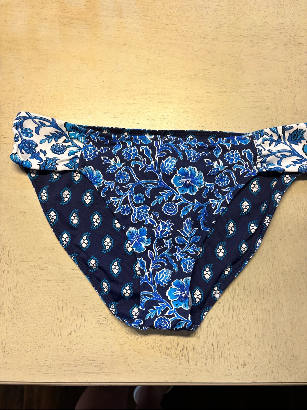 Tommy Bahama Blue Floral Mix Bikini Bottom